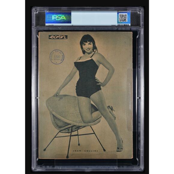 RARE 1956 Ecran Marilyn Monroe Magazine PSA 6 Joan Collins Hollywood High End! - Picture 2 of 3